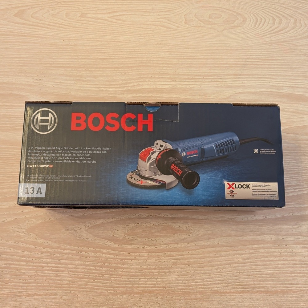 Bosch X LOCK GWX13 50VSP Variable Speed Angle Grinder with NEW‎